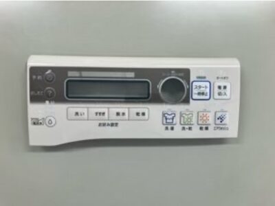 製作実績：洗濯機　- 操作パネル
